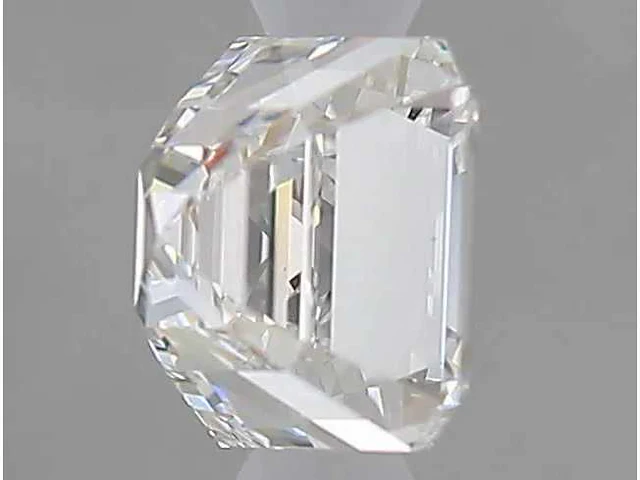 Diamant - circa 1,00 carat - square emerald geslepen diamant (gecertificeerd) - afbeelding 3 van  7