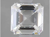 Diamant - circa 1,00 carat - square emerald geslepen diamant (gecertificeerd) - afbeelding 5 van  7