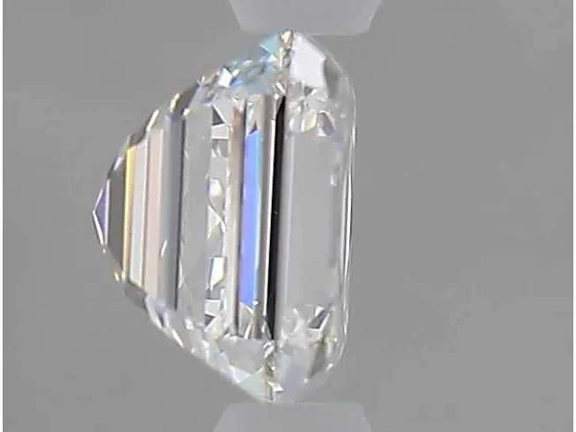 Diamant - circa 1,00 carat - square emerald geslepen diamant (gecertificeerd) - afbeelding 6 van  7