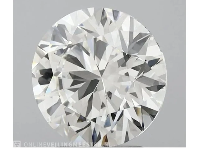 Diamant - circa 1.00 karaat briljant geslepen diamant (gecertificeerd) - afbeelding 1 van  6