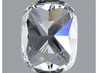 Diamant - circa 1,20 carat - cushion briljant geslepen diamant (gecertificeerd) - afbeelding 2 van  8