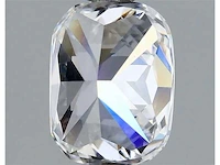 Diamant - circa 1,20 carat - cushion geslepen diamant (gecertificeerd) - afbeelding 1 van  7