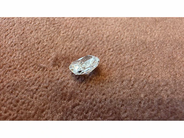 Diamant - circa 1,20 carat - cushion geslepen diamant (gecertificeerd) - afbeelding 3 van  11