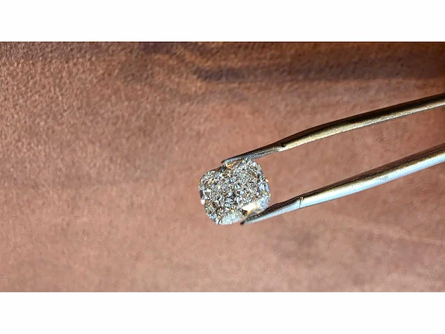 Diamant - circa 1,20 carat - cushion geslepen diamant (gecertificeerd) - afbeelding 6 van  11