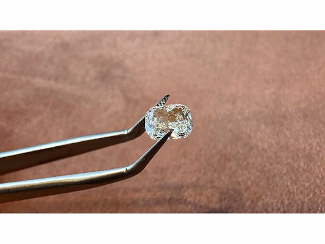 Diamant - circa 1,20 carat - cushion geslepen diamant (gecertificeerd) - afbeelding 7 van  11