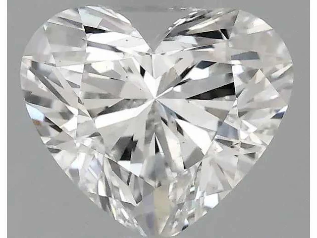 Diamant - circa 1,20 carat - heart geslepen diamant (gecertificeerd) - afbeelding 1 van  8