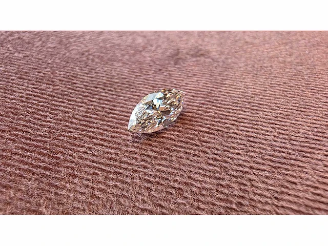 Diamant - circa 1,20 carat - marquise geslepen diamant (gecertificeerd) - afbeelding 2 van  12