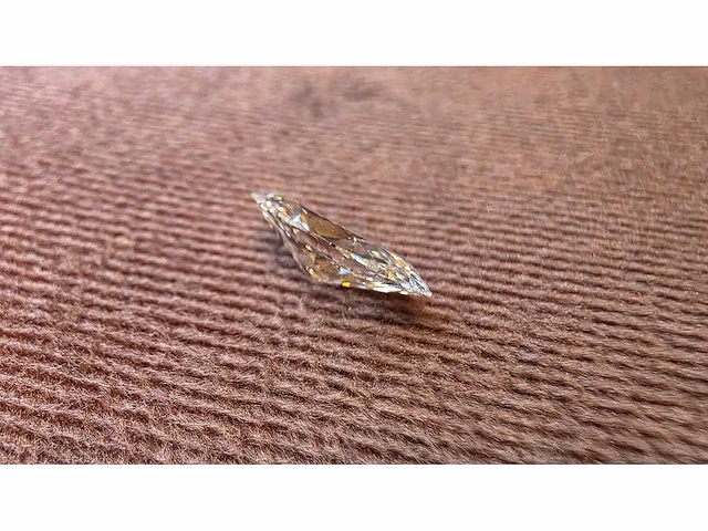 Diamant - circa 1,20 carat - marquise geslepen diamant (gecertificeerd) - afbeelding 4 van  12