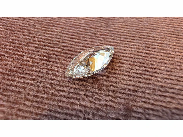 Diamant - circa 1,20 carat - marquise geslepen diamant (gecertificeerd) - afbeelding 6 van  12