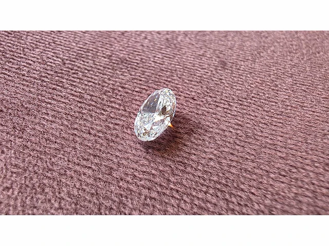 Diamant - circa 1,20 carat - oval geslepen diamant (gecertificeerd) - afbeelding 6 van  12