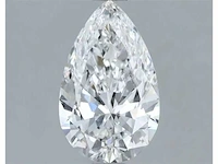 Diamant - circa 1,20 carat - pear geslepen diamant (gecertificeerd) - afbeelding 1 van  9