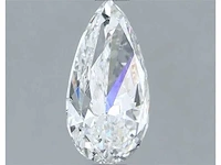 Diamant - circa 1,20 carat - pear geslepen diamant (gecertificeerd) - afbeelding 2 van  9