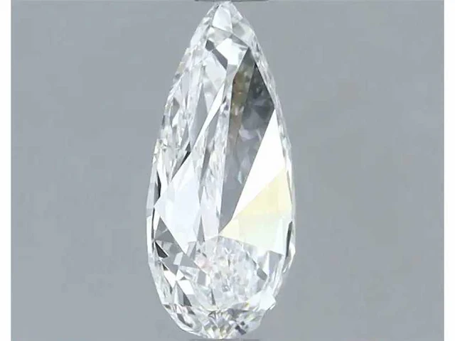 Diamant - circa 1,20 carat - pear geslepen diamant (gecertificeerd) - afbeelding 3 van  9