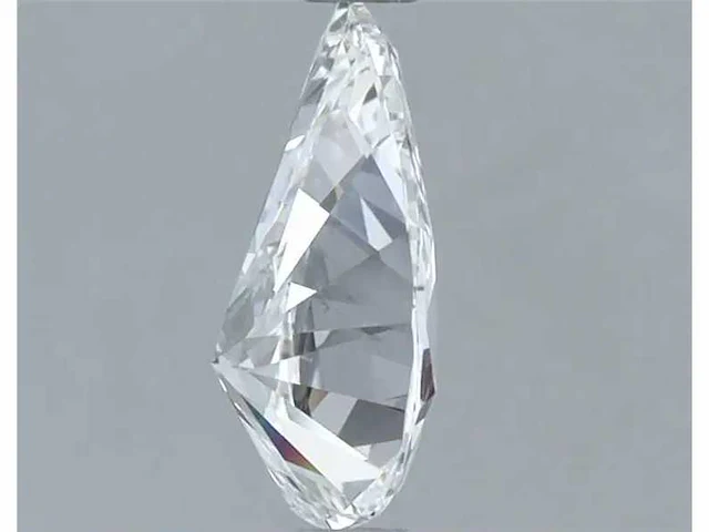 Diamant - circa 1,20 carat - pear geslepen diamant (gecertificeerd) - afbeelding 5 van  9