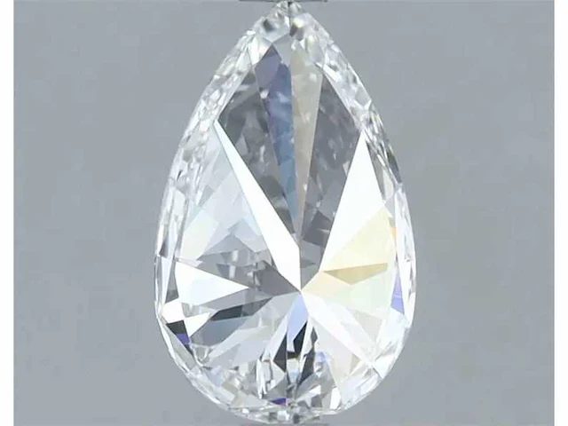 Diamant - circa 1,20 carat - pear geslepen diamant (gecertificeerd) - afbeelding 7 van  9