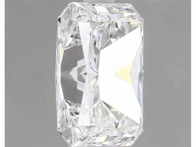 Diamant - circa 1,20 carat - radiant geslepen diamant (gecertificeerd) - afbeelding 1 van  10