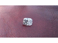 Diamant - circa 1,40 carat - cushion geslepen diamant (gecertificeerd) - afbeelding 1 van  11