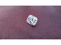 Diamant - circa 1,40 carat - cushion geslepen diamant (gecertificeerd) - afbeelding 2 van  11