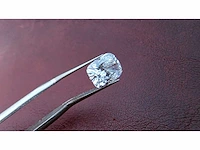 Diamant - circa 1,40 carat - cushion geslepen diamant (gecertificeerd) - afbeelding 8 van  11