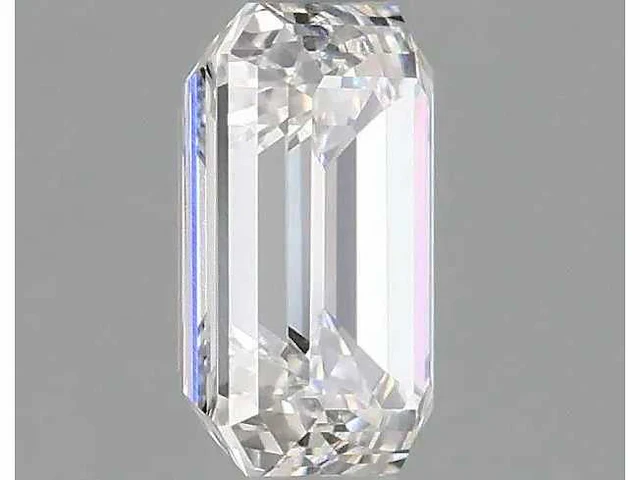 Diamant - circa 1,50 carat - emerald geslepen diamant (gecertificeerd) - afbeelding 4 van  8