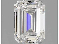 Diamant - circa 1,50 carat - emerald geslepen diamant (gecertificeerd) - afbeelding 5 van  8