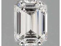 Diamant - circa 1,50 carat - emerald geslepen diamant (gecertificeerd) - afbeelding 3 van  8