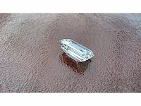 Diamant - circa 1,50 carat - emerald geslepen diamant (gecertificeerd) - afbeelding 4 van  10