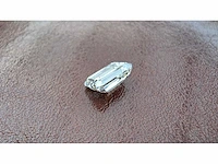 Diamant - circa 1,50 carat - emerald geslepen diamant (gecertificeerd) - afbeelding 5 van  10