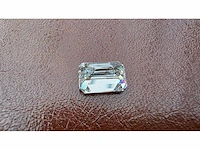 Diamant - circa 1,50 carat - emerald geslepen diamant (gecertificeerd) - afbeelding 6 van  10