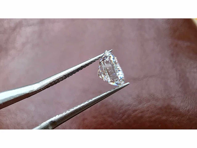 Diamant - circa 1,50 carat - emerald geslepen diamant (gecertificeerd) - afbeelding 8 van  10