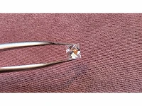 Diamant - circa 1,50 carat - princess geslepen diamant (gecertificeerd) - afbeelding 8 van  11
