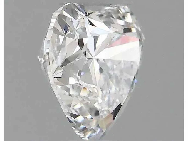 Diamant - circa 1,60 carat - heart briljant geslepen diamant (gecertificeerd) - afbeelding 3 van  8