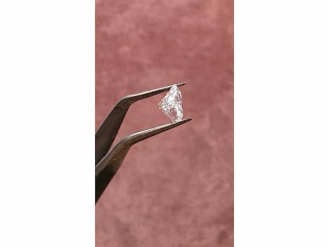 Diamant - circa 1,60 carat - heart briljant geslepen diamant (gecertificeerd) - afbeelding 10 van  11