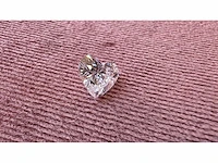 Diamant - circa 1,60 carat - heart briljant geslepen diamant (gecertificeerd) - afbeelding 2 van  11