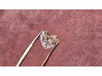 Diamant - circa 1,60 carat - heart briljant geslepen diamant (gecertificeerd) - afbeelding 9 van  11