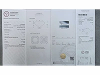 Diamant - circa 1,90 carat - emerald geslepen diamant (gecertificeerd) - afbeelding 12 van  12
