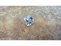 Diamant - circa 1,90 carat - emerald geslepen diamant (gecertificeerd) - afbeelding 2 van  12