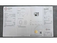 Diamant - circa 2,00 carat - oval briljant geslepen diamant (vs1)(gecertificeerd) - afbeelding 12 van  12