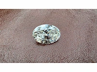 Diamant - circa 2,00 carat - oval briljant geslepen diamant (vs1)(gecertificeerd) - afbeelding 1 van  12