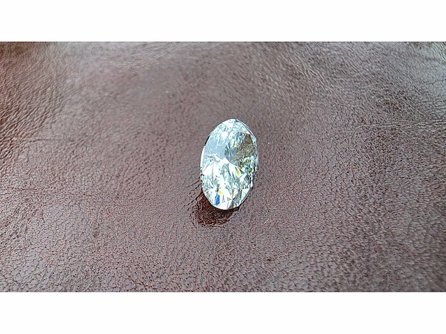 Diamant - circa 2,00 carat - oval briljant geslepen diamant (vs1)(gecertificeerd) - afbeelding 3 van  12
