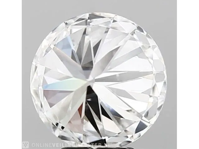 Diamant - circa 2.00 karaat briljant geslepen diamant (gecertificeerd) - afbeelding 3 van  4