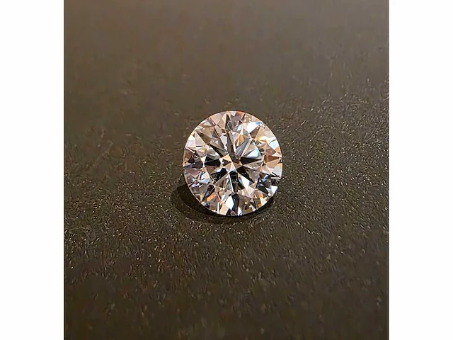Diamant - circa 2,50 carat - briljant geslepen diamant (gecertificeerd) - afbeelding 1 van  8