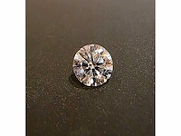 Diamant - circa 2,50 carat - briljant geslepen diamant (gecertificeerd) - afbeelding 1 van  8
