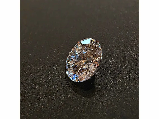 Diamant - circa 2,50 carat - briljant geslepen diamant (gecertificeerd) - afbeelding 2 van  8