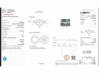 Diamant - circa 2,50 carat - briljant geslepen diamant (gecertificeerd) - afbeelding 8 van  8