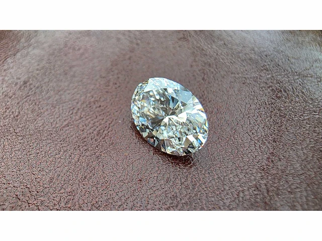 Diamant - circa 2,70 carat - oval geslepen diamant (vs1)(gecertificeerd) - afbeelding 7 van  11