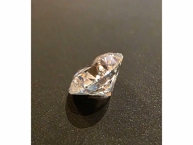 Diamant - circa 3,00 carat - briljant geslepen diamant (gecertificeerd) - afbeelding 1 van  7