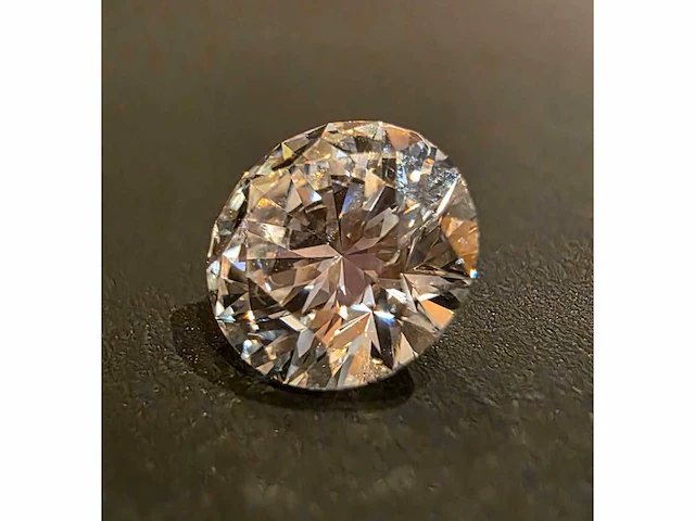 Diamant - circa 3,00 carat - briljant geslepen diamant (gecertificeerd) - afbeelding 4 van  8