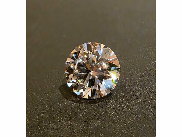 Diamant - circa 3,00 carat - briljant geslepen diamant (gecertificeerd) - afbeelding 7 van  8