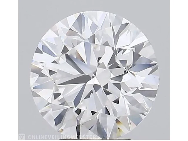 Diamant - circa 3.00 karaat briljant geslepen diamant ( igi gecertificeerd ), lab grown - afbeelding 1 van  7